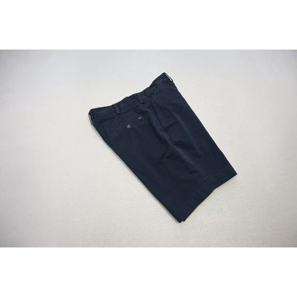 Polo Ralph Lauren Khaki Chino Shorts Classic Navy 9" INS Mens Size 36 - Picture 1 of 8